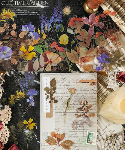 🎁240 Pcs Memory Garden Series PET Stickers Set