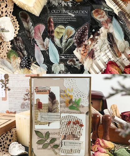 🎁240 Pcs Memory Garden Series PET Stickers Set