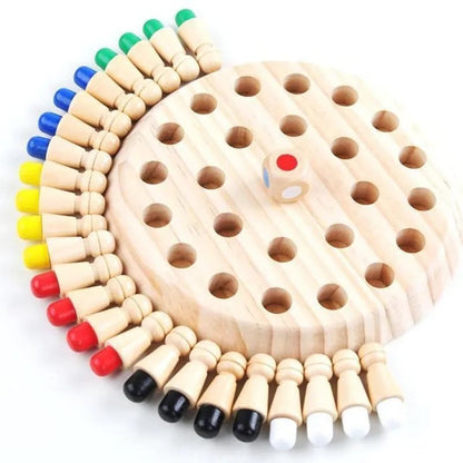 Wooden Memory Match Stick Chess Game