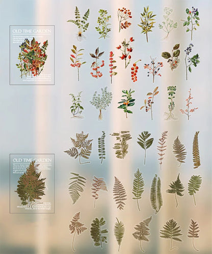 🎁240 Pcs Memory Garden Series PET Stickers Set