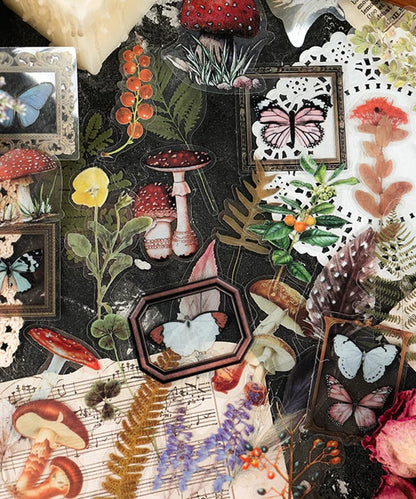 🎁240 Pcs Memory Garden Series PET Stickers Set