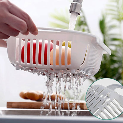 kitchen retractable drain rack