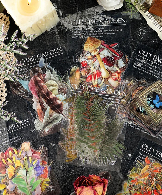 🎁240 Pcs Memory Garden Series PET Stickers Set