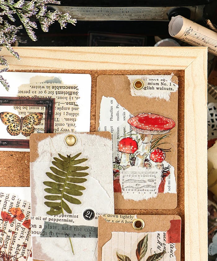 🎁240 Pcs Memory Garden Series PET Stickers Set