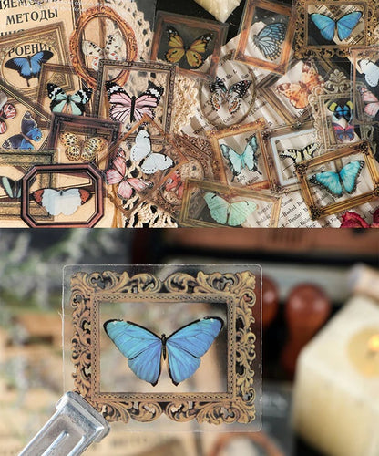 🎁240 Pcs Memory Garden Series PET Stickers Set