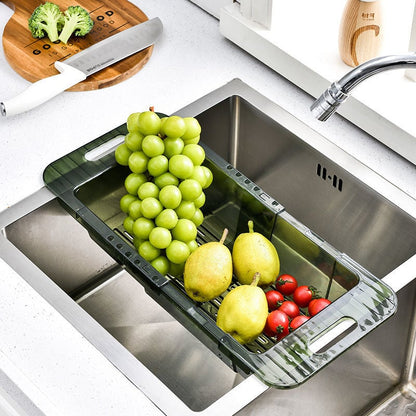 kitchen retractable drain rack